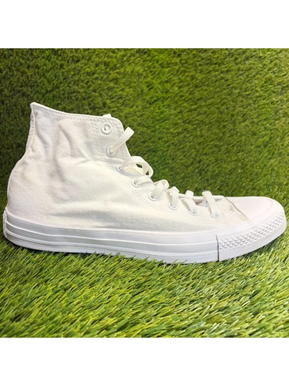 Converse Chuck Taylor All Star High Mens Size 12 White Athletic Shoes Sneakers